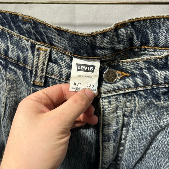 VTG Levi’s Women’s 31 Acid Wash 90s Silver Tab Tag Jeans - Picture 4 of 6